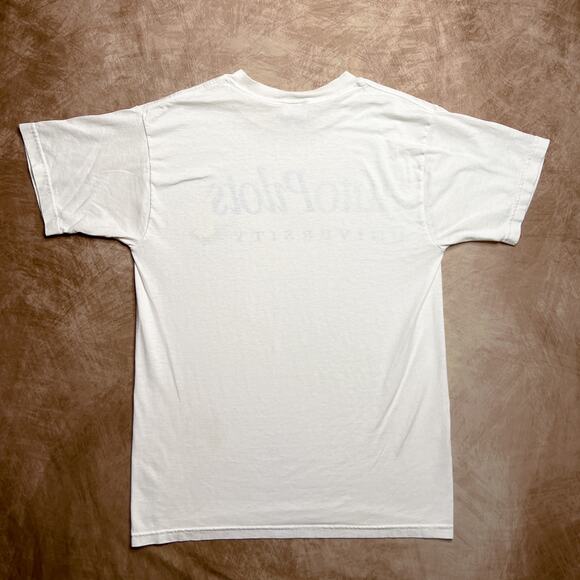 Vintage 90s Auto Pilots University Novelty Print T-Shirt Funny Fruit of the Loom - Picture 3 of 8